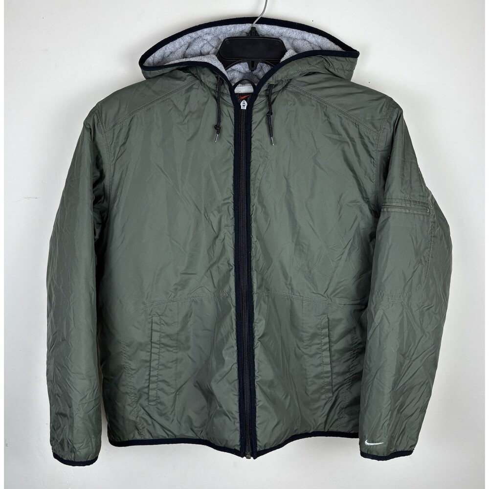 Vintage Y2K Nike Puffer Jacket / Green / Size Youth Large 12-14